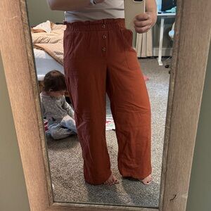 Cat & Jack Orange Kids Casual Bottoms